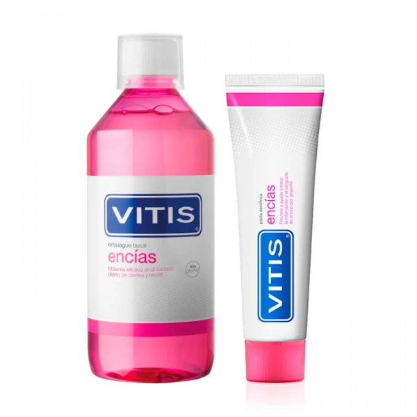 VITIS ENCIAS PASTA DENTIFRICA Y COLUTORIO  PACK