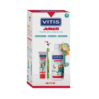 VITIS JUNIOR PACK PROMOPROCIONAL  1 COLUTORIO 50 ML + 1 ENVA