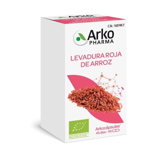 LEVADURA ROJA DE ARROZ ARKOPHARMA  45 CAPSULAS