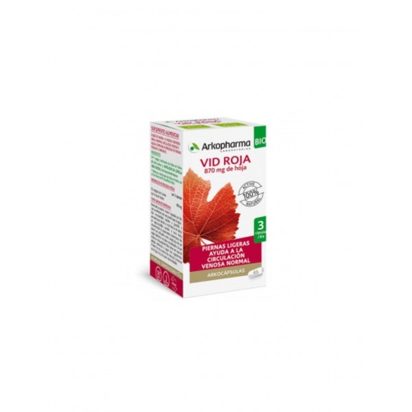 ARKOCAPSULAS VID ROJA BIO  84 CAPSULAS