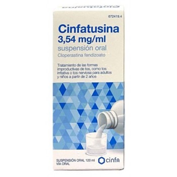CINFATUSINA 3.54 MG/ML SUSPENSION ORAL 120 ml