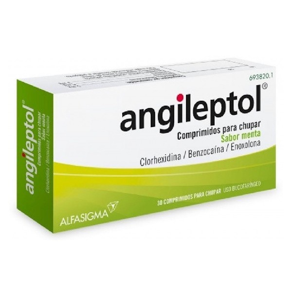 ANGILEPTOL COMPRIMIDOS PARA CHUPAR SABOR MENTA,...