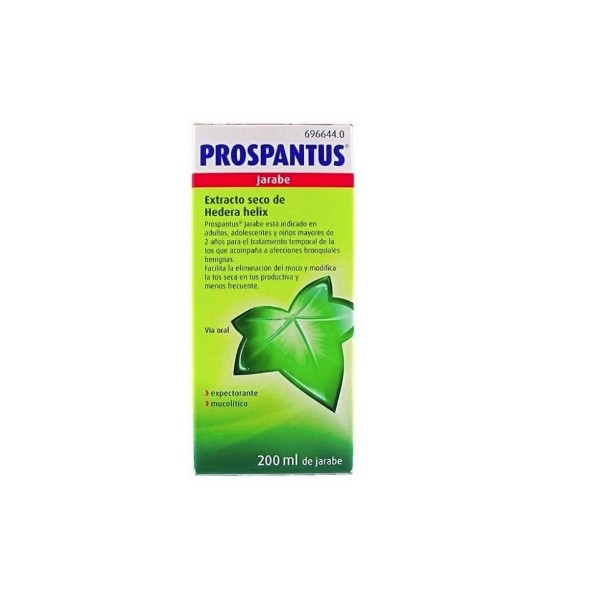 PROSPANTUS JARABE, 1 frasco de 200 ml
