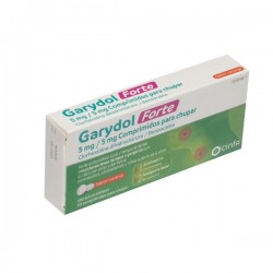 GARYDOL FORTE 5 MG/5 MG 20 COMPRIMIDOS PARA CHUPAR