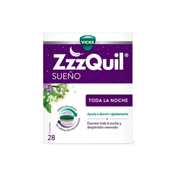 ZZZ QUIL SUEÑO 28 COMPRIMIDOS