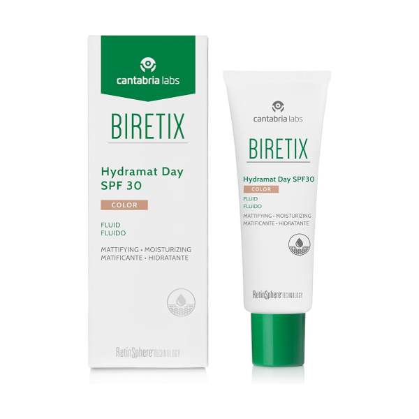 BIRETIX HYDRAMAT DAY SPF 30 FLUIDO CON COLOR 50ML