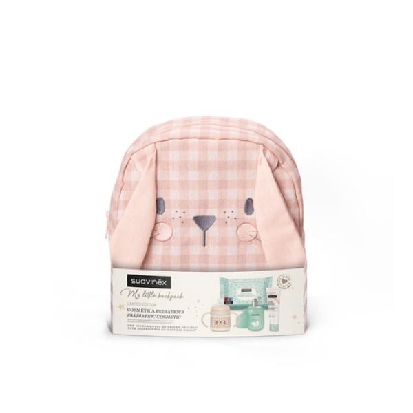 SUAVINEX MOCHILA CUADROS ROSA