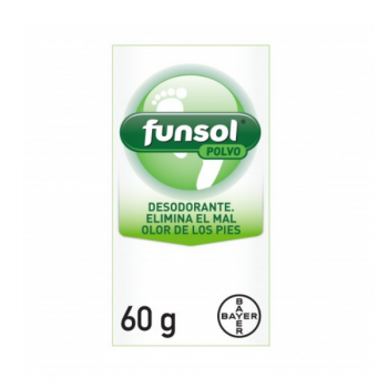 FUNSOL DESODORANTE PIES POLVO 60G LIMPIEZA Y FRESCOR