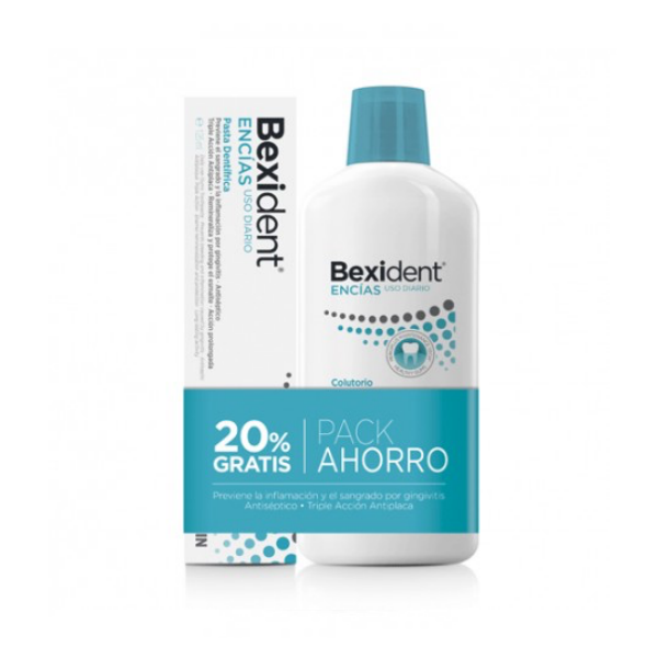 PACK BEXIDENT ENCIAS TRICLOSAN CON PASTA