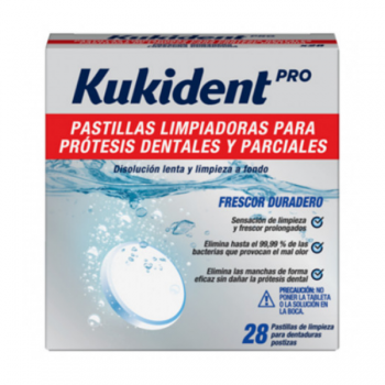KUKIDENT PASTILLAS LIMPIADORAS 28 PASTILLAS