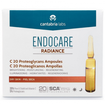 ENDOCARE RADIANCE C 20 PROTEOGLICANOS AMPOLLAS 2 ML 10 AMPOLLAS