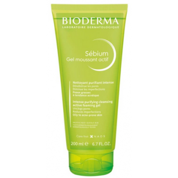 BIODERMA SÉBIUM GEL MOUSSANT ACTIF 200 ML